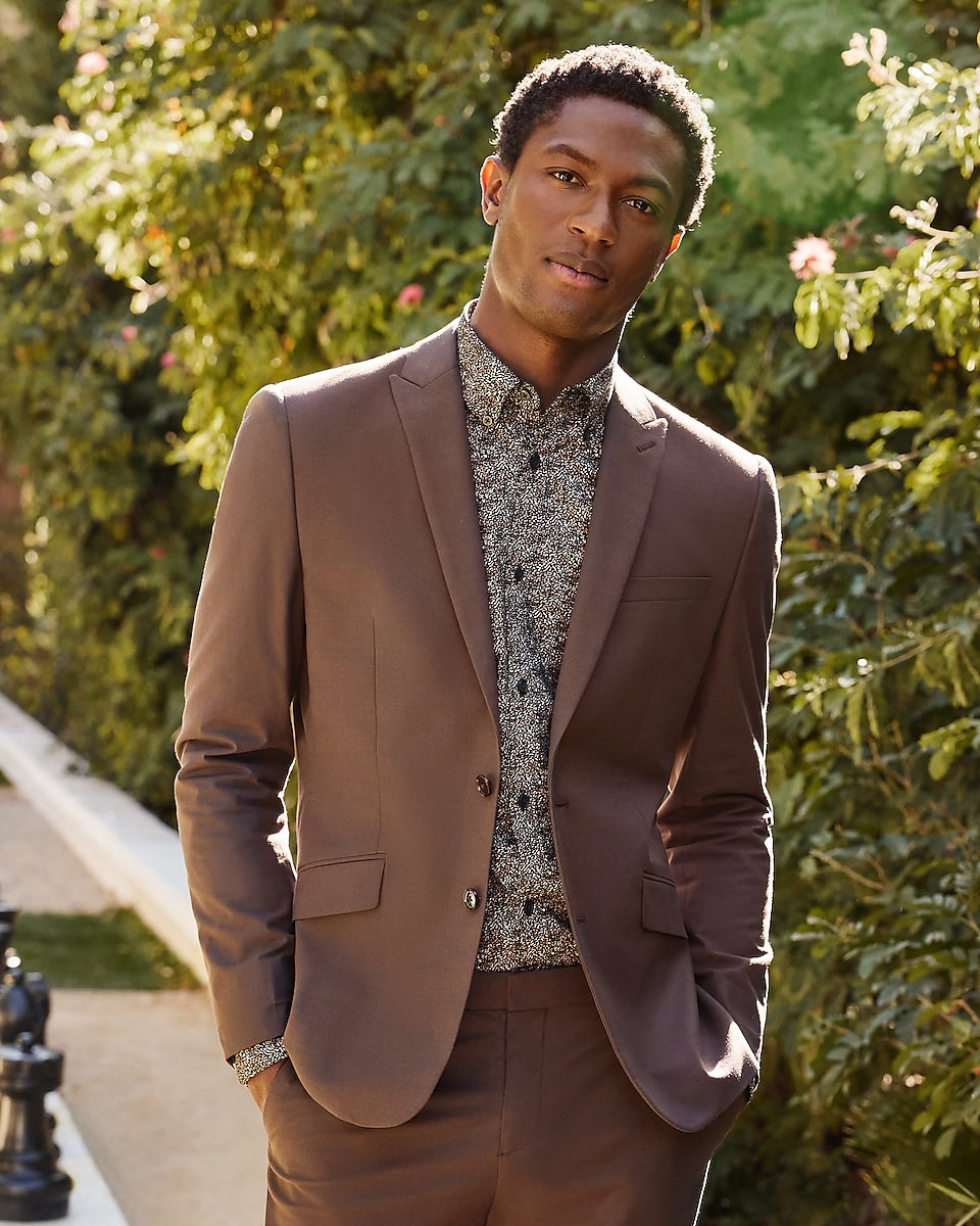 Men's Brown Suits at Daily Haute: From Light Tan to Dark Chocolate